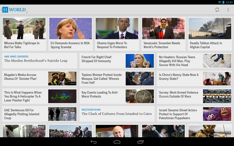 huffington post android tablette