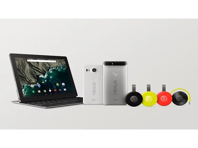 Les annonces de Google du 29 septembre 2015 : Nexus 5X, 6P, Chromecast, Pixel C, Musique, Photos et Nexus Protect